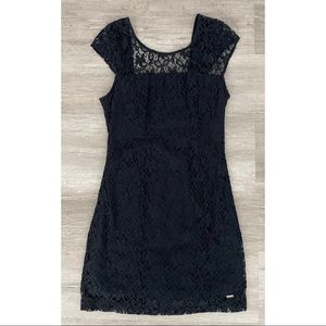 Lace Open Back Dress